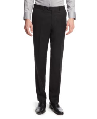Bar III - Pants, Black Solid Slim Fit
