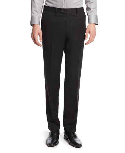 Bar III Black Solid Slim-Fit Pants - Suits & Suit Separates - Men - Macy's