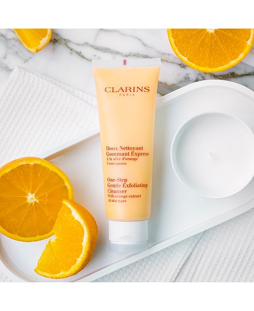 Clarins OneStep Gentle Exfoliating Cleanser With Orange Extract, 4.3