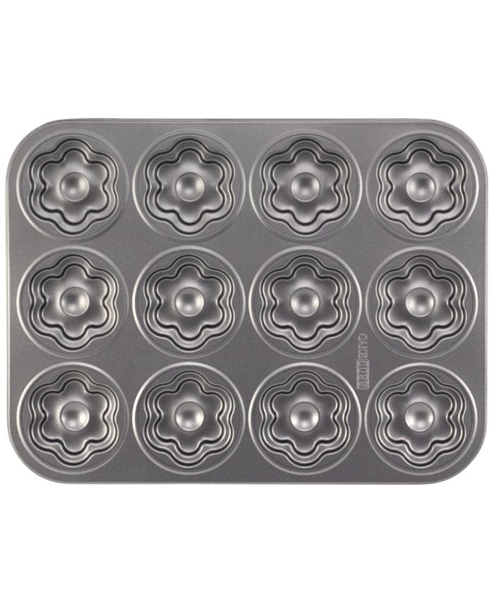 Cake Boss 2Pc. Nonstick Heart & Flower Molded Cookie Pan Set Macy's