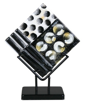Jasmine Art Glass 8" X 10" Sculpture Treasure In The Box In Multi