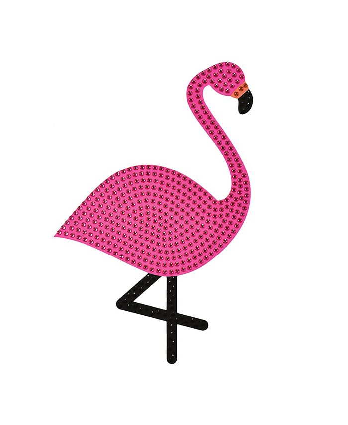 Brewster Home Fashions Flamingo Fling Bling Art Set Of 2 - Macy's