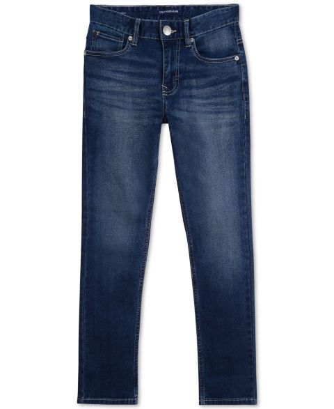 Джинсы Calvin Klein Slim-Fit Denim Five-Pocket для мальчиков, цвет: Authentic
