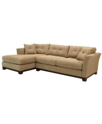 Furniture - Michelle 2-Pc. Sectional with 2 Toss Pillows- Custom Colors, Only at Macy's