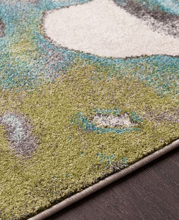 Surya - Aberdine ABE-8003 Aqua 5'2" x 7'6" Area Rug