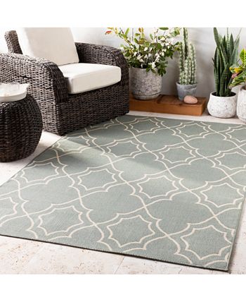 Surya - Alfresco ALF-9589 Sage 3' x 5'6" Area Rug