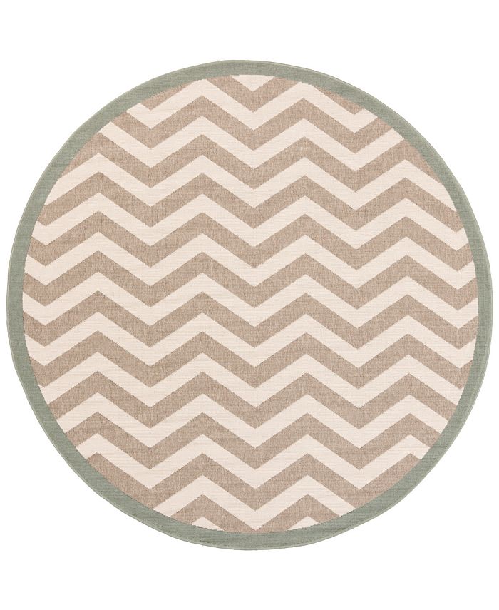 Surya - Alfresco ALF-9645 Camel 7'3" Round Area Rug