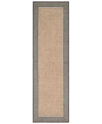 Livabliss - Alfresco ALF-9684 Camel 2'3" x 7'9" Runner Area Rug