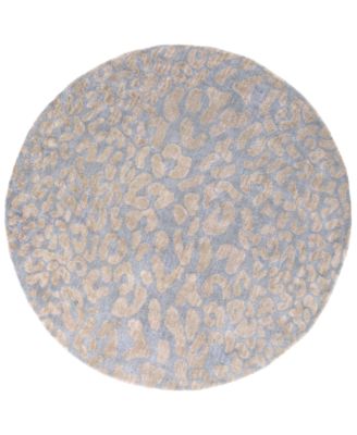 Livabliss - Athena ATH-5001 Medium Gray 8' Round Area Rug