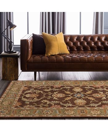 Surya - Caesar CAE-1009 Dark Brown 6' x 9' Area Rug