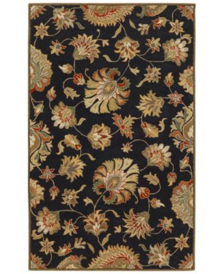 Livabliss - Caesar CAE-1027 Black 7'6" x 9'6" Area Rug