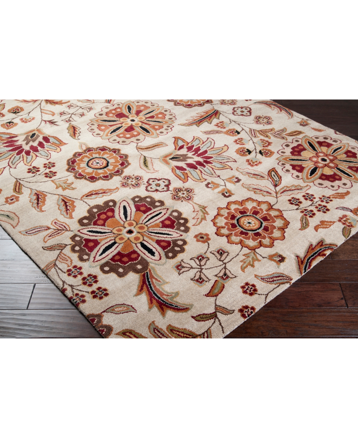 Livabliss Athena Ath-5035Round Area Rug - Dark Brown
