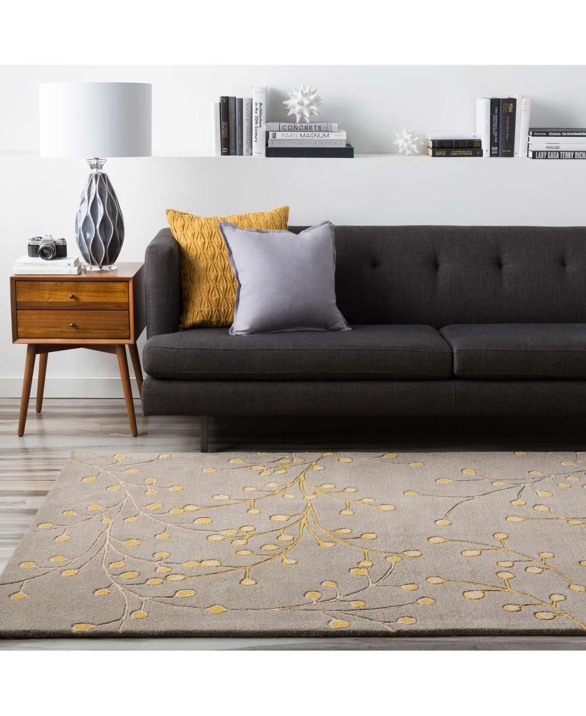 Livabliss Athena Ath-5060Oval Area Rug - Taupe