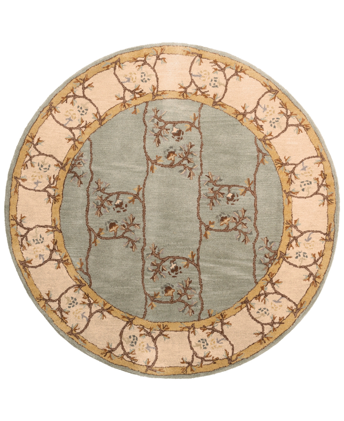 Surya Caesar Cae-1100 Sage 8' Round Area Rug - Sage