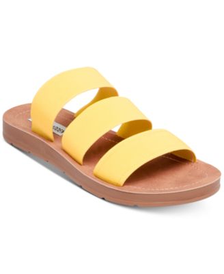 steve madden yellow sandals