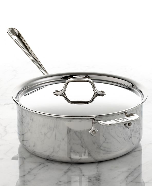 AllClad Stainless Steel 6 Qt. Covered Ultimate Deep Saute Pan