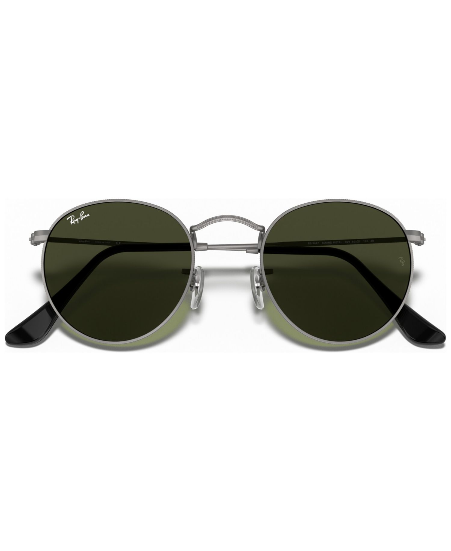 Unisex Round Metal Sunglasses, RB3447