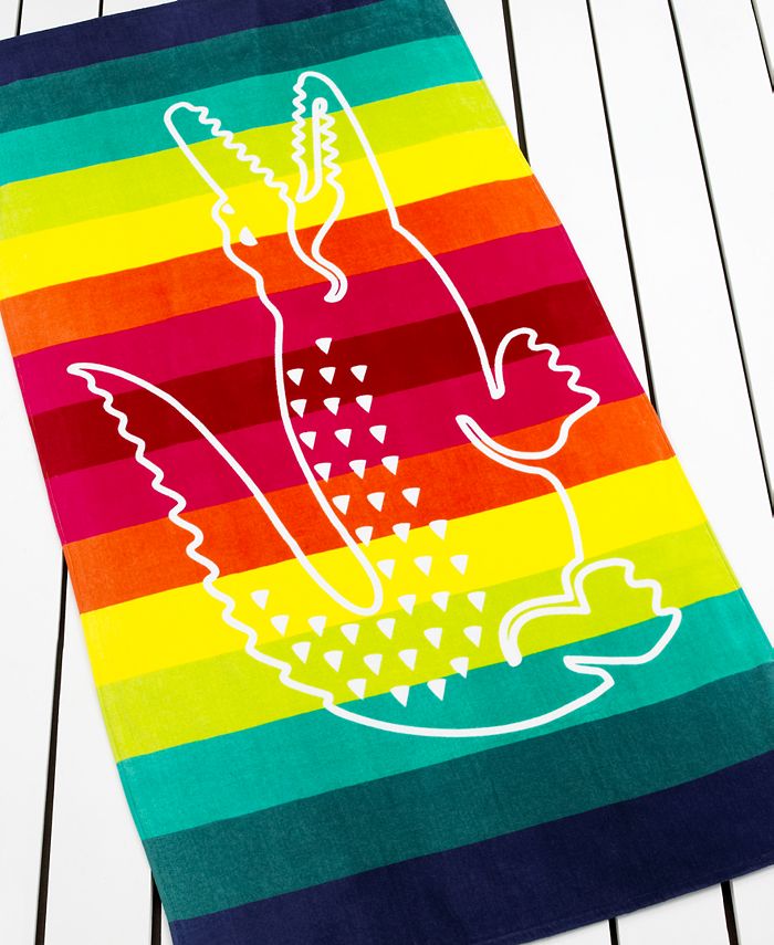 Macys lacoste hotsell beach towels