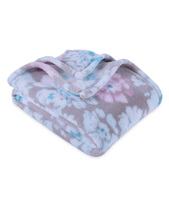 Berkshire Blanket & Home Co.® Peony Print PrimaLush™ Throw Macy's