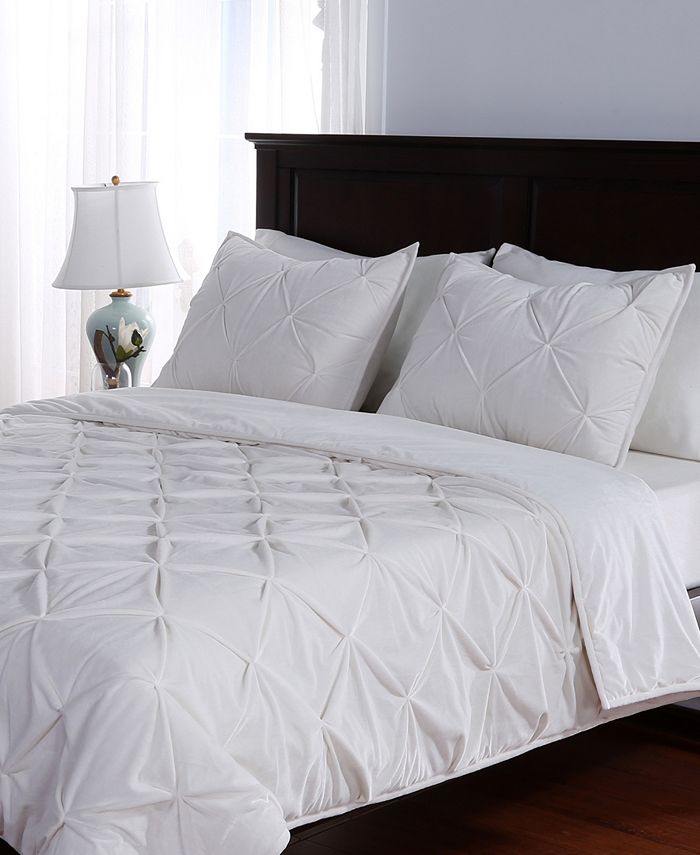 Berkshire Blanket® Luxury Pintuck Full/Queen Comforter Macy's