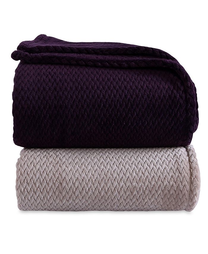 Berkshire Blanket & Home Co.® Textured Braid VelvetLoft Full/Queen