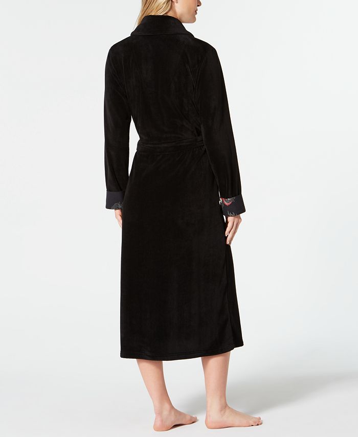 Sesoire Velvet Fleece Wrap Robe Macy's
