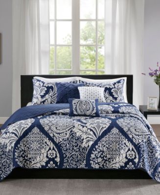 Madison Park Vienna 6-Pc. Quilt Set, Full/Queen - Macy's