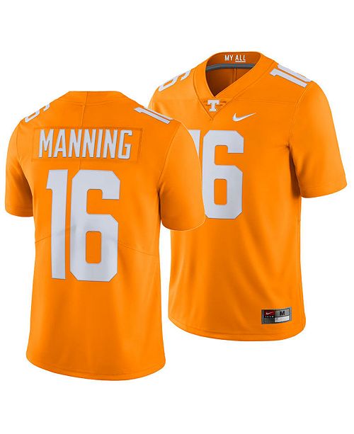 Men S Peyton Manning Tennessee Volunteers Limited Football Jersey