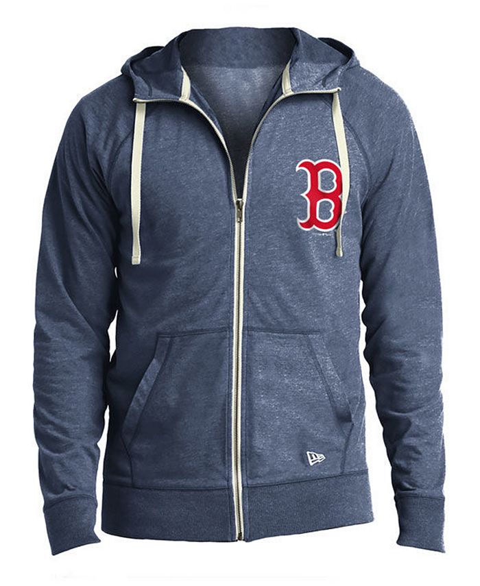 New Era Men's Boston Red Sox Sueded Full-Zip Hoodie - Macy's