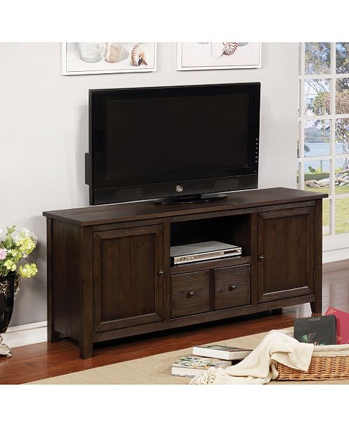 Furniture Of America Burke Two Cabinet 60 Tv Stand Reviews