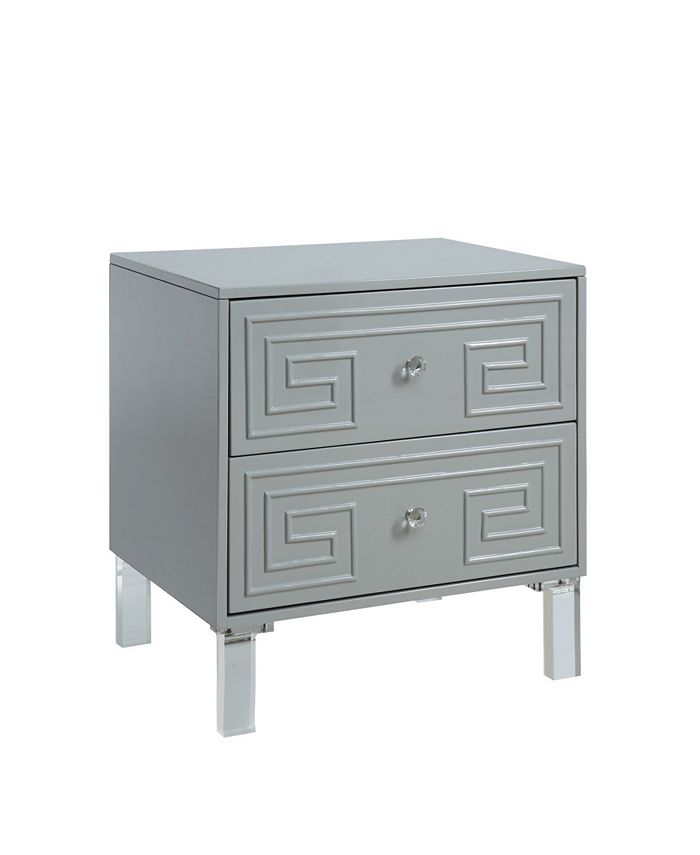 Furniture of America CLOSEOUT Genie Contemporary End Table - Macy's