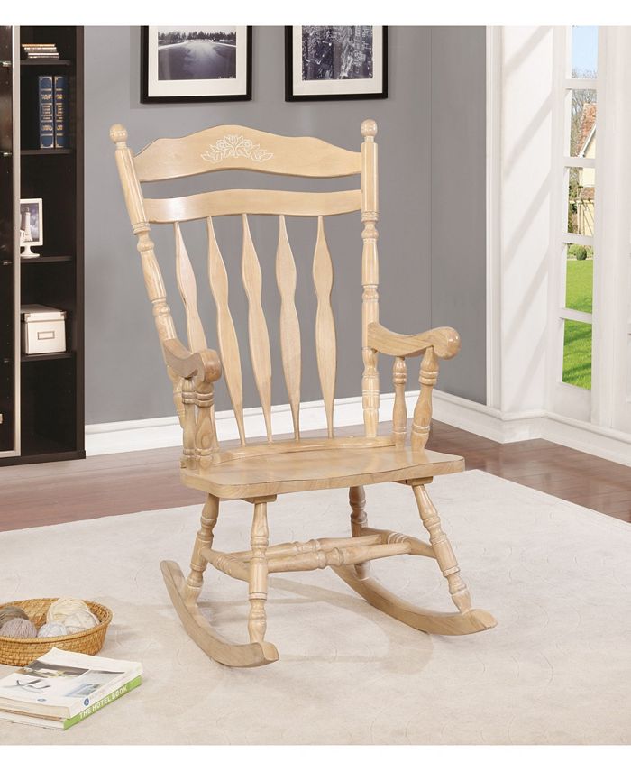 Furniture of America Aspen Traditional Rocking Chair - Macy's
