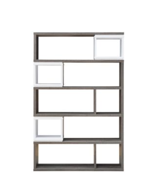 Furniture of America Ellie Modern Two-Tone Bookcase