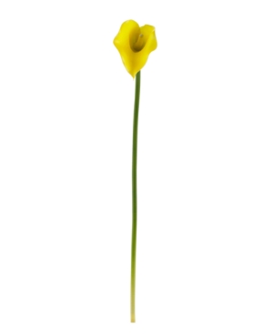 Nearly Natural 19.5" Calla Lily Artificial Flower, Set Of 12 In Yellow