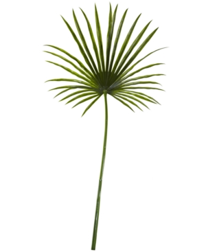 Nearly Natural 50" Fan Palm Spray Artificial Plant, Set Of 2 In Green