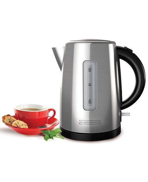 Black & Decker KE2000 Electric Kettle, 1.7 L Stainless Steel & Reviews