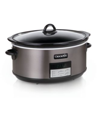 Crock-Pot Stainless Collection 8-Qt. Programmable Slow Cooker & Reviews ...