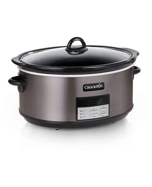 CrockPot Stainless Collection 8Qt. Programmable Slow Cooker & Reviews