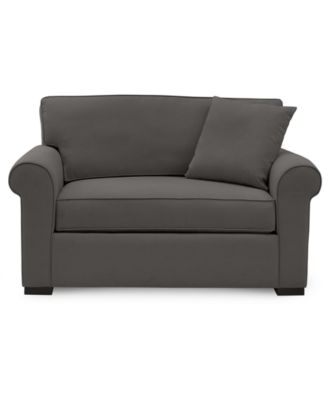 CLOSEOUT! Astra 59" Roll Arm Fabric Chair Bed