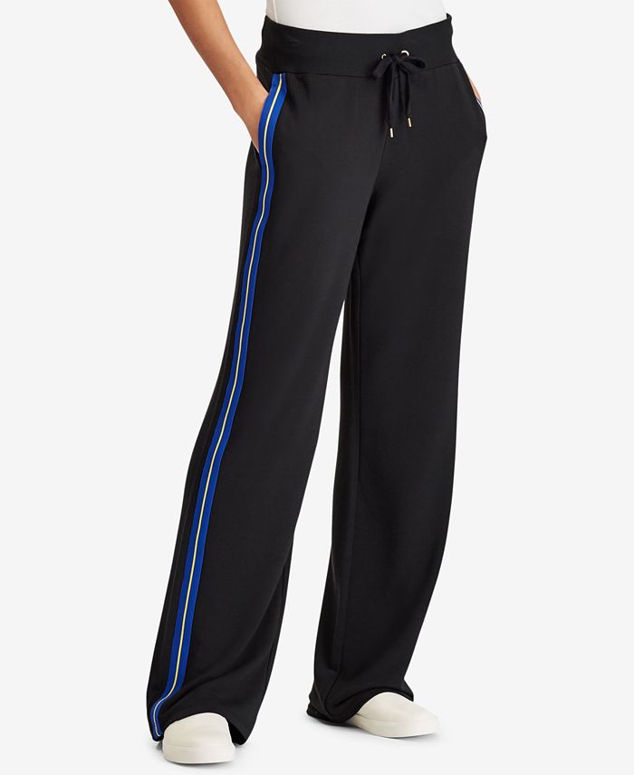 Lauren Ralph Lauren Side-Striped Sweatpants - Macy's