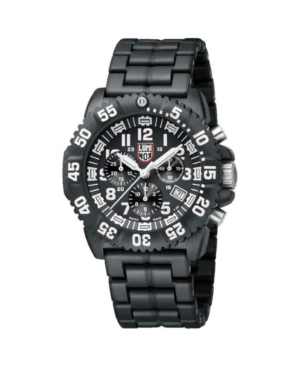 LUMINOX COLORMARK CHRONOGRAPH ANALOG DISPLAY ANALOG QUARTZ BLACK WATCH