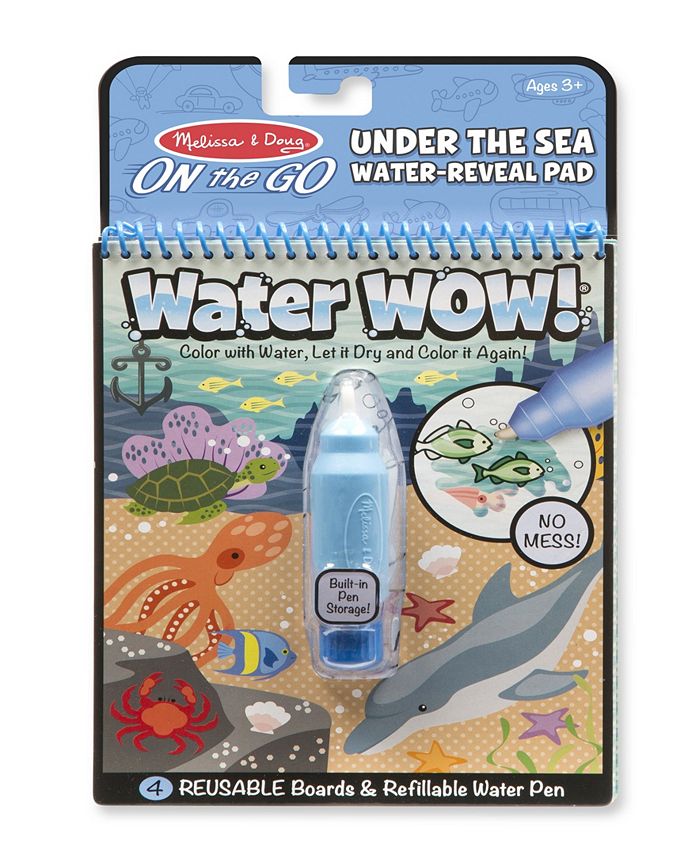 Melissa and Doug Water Wow! Water Reveal Pad Bundle Farm, Safari