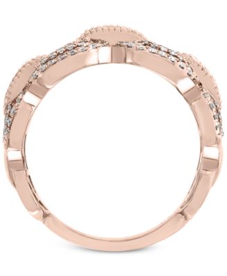 EFFY&reg; Diamond Statement Ring (9/10 ct. t.w.) in 14k Rose Gold
