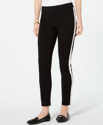 Tommy Hilfiger - Tuxedo Stripe Pont&eacute;-Knit Pants