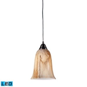 1- Light Pendant in Satin Nickel - Led Offering Up To 800 Lumens (60 Watt Equivalent) with Full Range