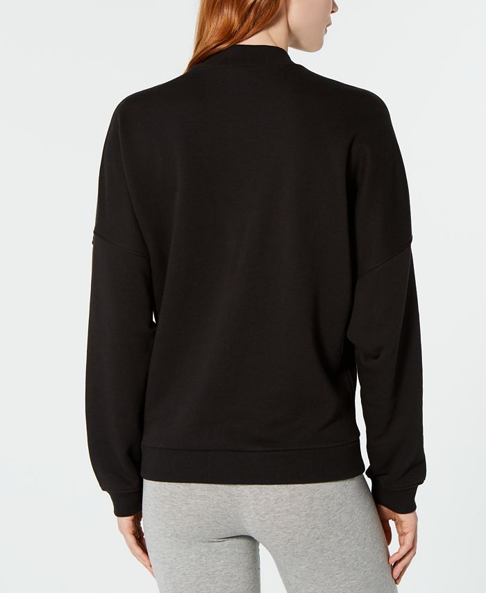Calvin Klein NEW! Monogram Lounge Long-Sleeve Sweatshirt - Macy's