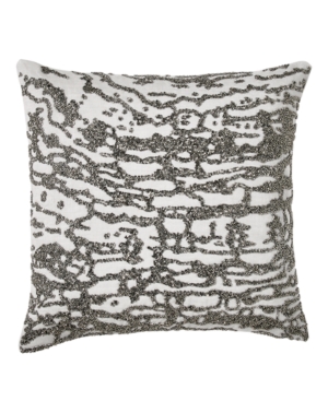 DONNA KARAN LUNA BEADED DECORATIVE PILLOW, 16" X 16"