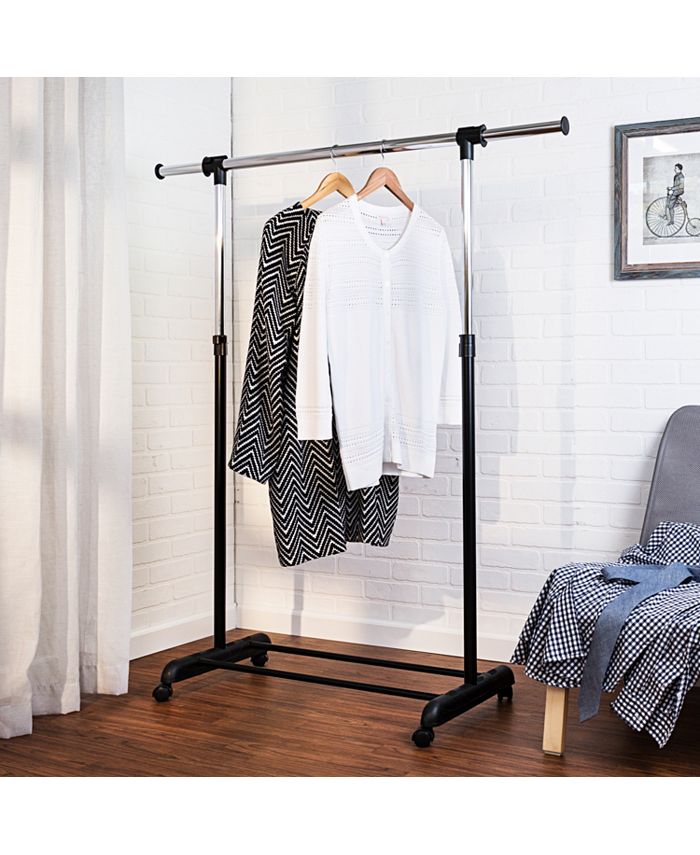 Honey Can Do Adjustable Garment Rack with Extendable Bar Macy's