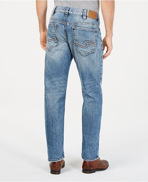 Silver Jeans Co. Men's Hunter Loose Fit Taper Jeans & Reviews Jeans