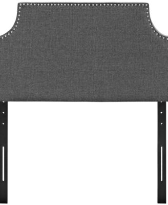 Laura Twin Upholstered Fabric Headboard